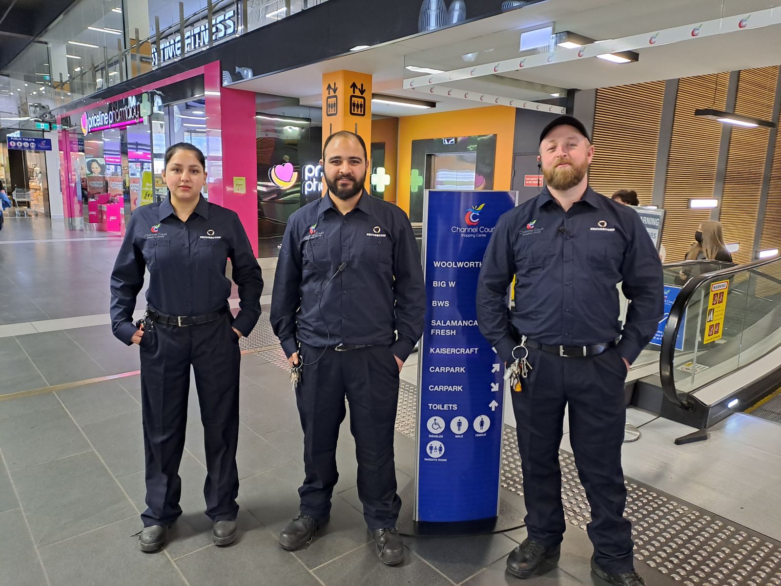 Securecorp Security at Channel Court Shopping Centre, Tasmania